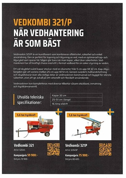 Bala Agri 321P Vedmaskin *Kampanjpris* 9 of 9