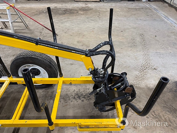 Timmervagn med kran Log Grapple Trailer 16 of 27