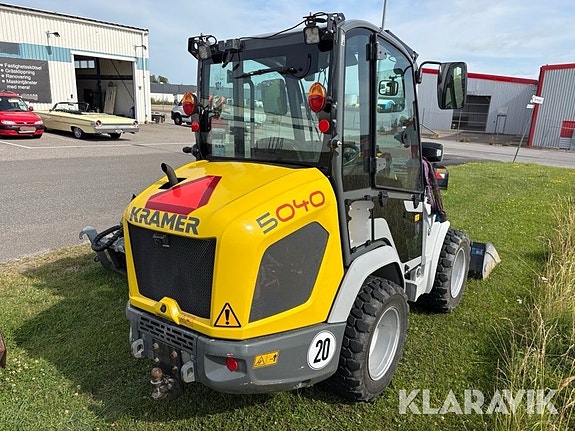 Kompaktlastare Kramer 5040 med 10st redskap 6 of 6