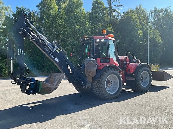 Grävlastare Huddig 1260 med 6st redskap 6 of 6