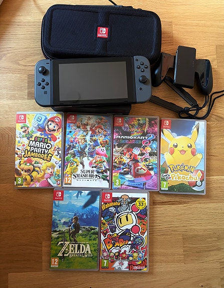 Nintendo Nintendo Switch med 6 spel