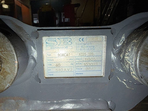 SB Snabbfäste Bobcat S40 2,5-5 ton 5 of 6