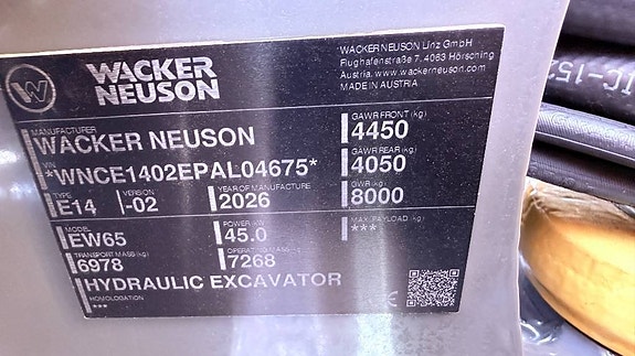 Wacker Neuson EW65 Lagermaskin Luleå 2 of 20