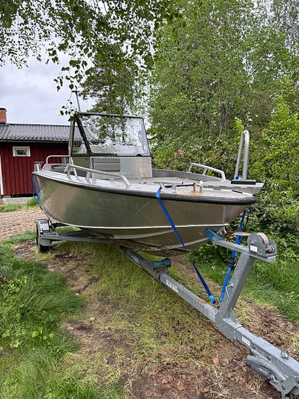 Anytec 530 SPF Evinrude E-tec 90hk 2013 inkl. bromsad trailer 3 of 6