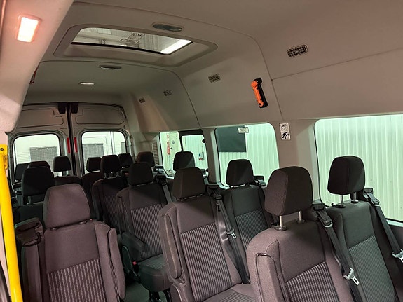 Ford Transit 460 Euro6 Skolbuss 17pass buss 10300mil 6 of 12