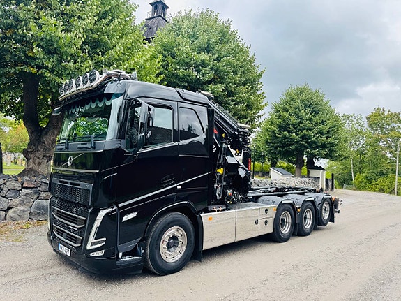 Volvo FH500 8x4 Kranväxlare Hiab 358 + jibb