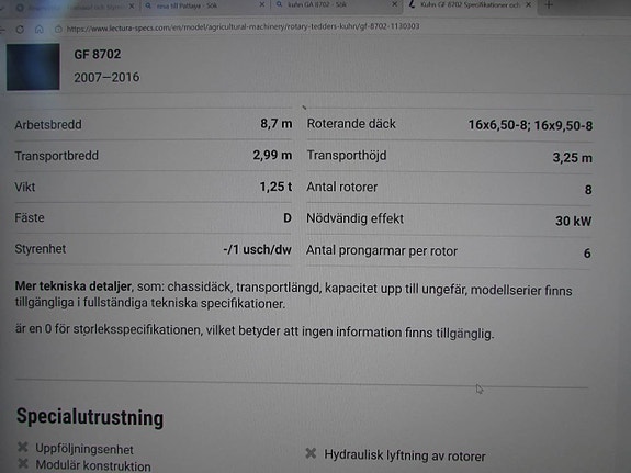 Kuhn hövändare 10 of 10