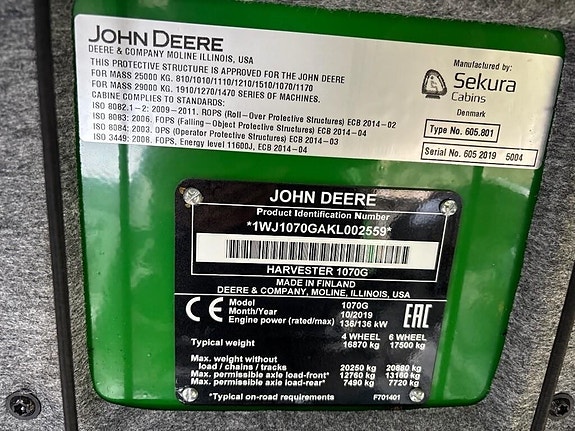 John Deere 1170G 21 of 21