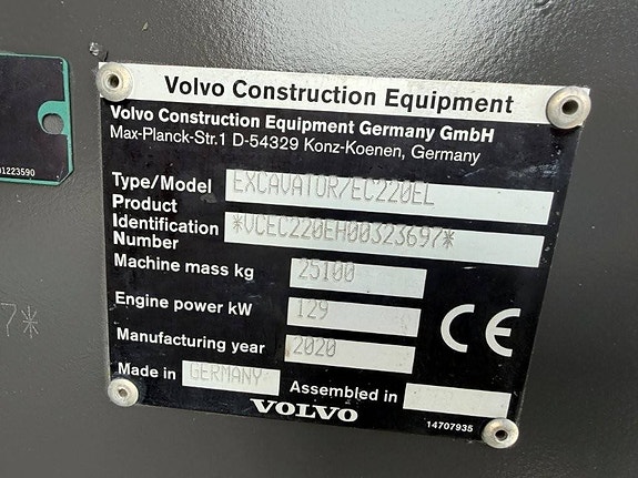 Volvo EC 220 EL 13 of 16