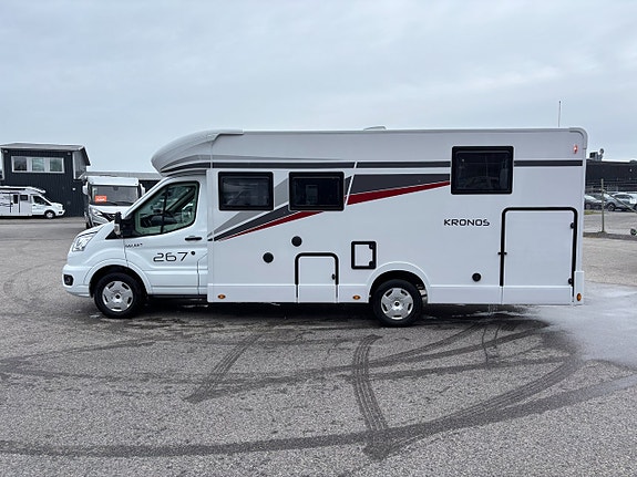 Roller Team Kronos 267 TL Queenbed - Taksäng - B-kort - Automat - 3500kg - Solcel 5 of 21