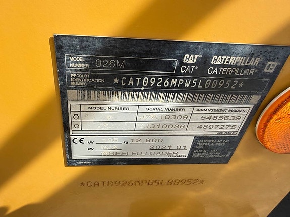 CAT 926M 7 of 12