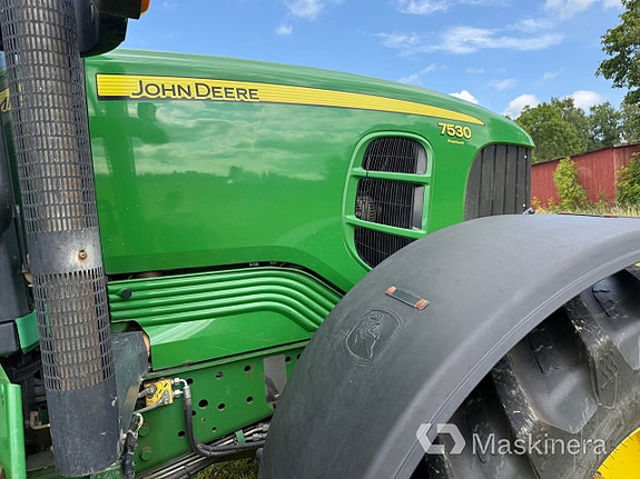 Traktor John Deere 7530 Premium + Extra Uppsättning Däck Och Fälg 25 of 27