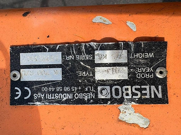 Nesbo Ogräsborste Penselborste UK 700 R / L SMS fäste La 11 of 14
