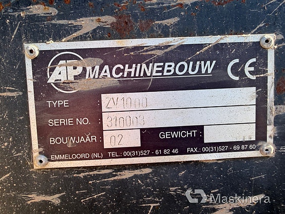 Ströskopa Machinebouw ZV1000 17 of 17