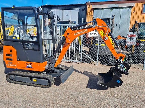 NY MINIGRÄVARE HITACHI ZX19-6 inkl. Steelwrist Rotortilt