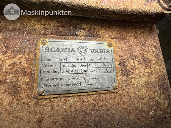 Scania vabis -75 motor Ds11R01 komplett med växellåda 14 of 20