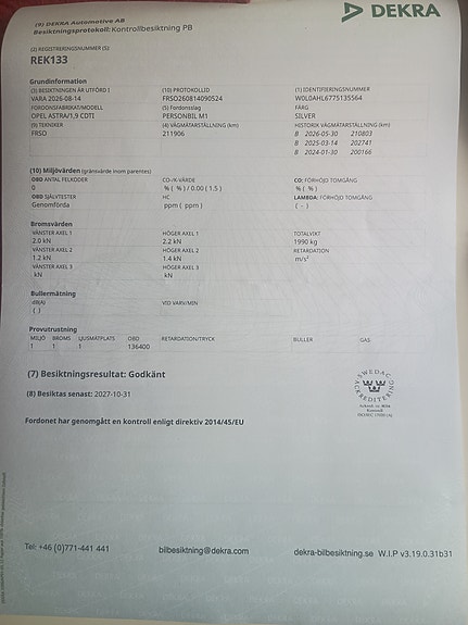 Opel Astra 13 of 13