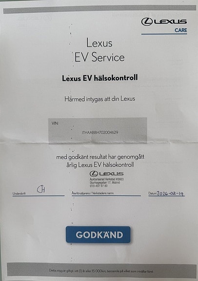 Lexus UX300e 19 of 19