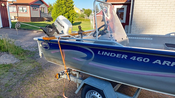 Linder Arkip 460 Honda 50hp bromsad trailer 6 of 10