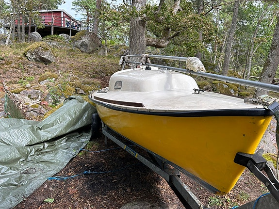 F12 Fajak Segelbåt med Trailer 2 of 7