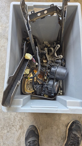 Yamaha Cafe racer projekt 9 of 11