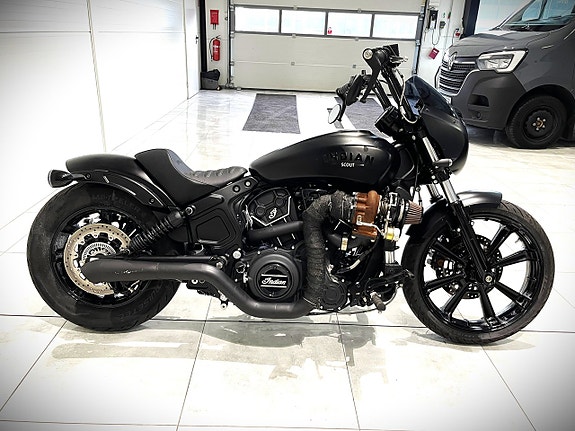 Indian Scout Rogue Turbo konverterad Grymt Bygge E85 8 of 19