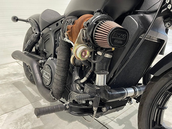 Indian Scout Rogue Turbo konverterad Grymt Bygge E85 14 of 19
