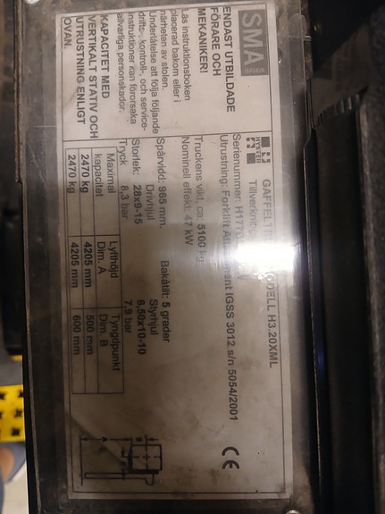 Hyster H3.20XML 5 of 5