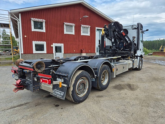 Mercedes-Benz Actros 963-0-C HIAB kran Multilift-lastväxlare 6 of 12