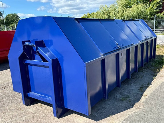 RQF Lastväxlarflak - Avfallscontainer 18m3 (2 Kvar Färg Blå) 2 of 8