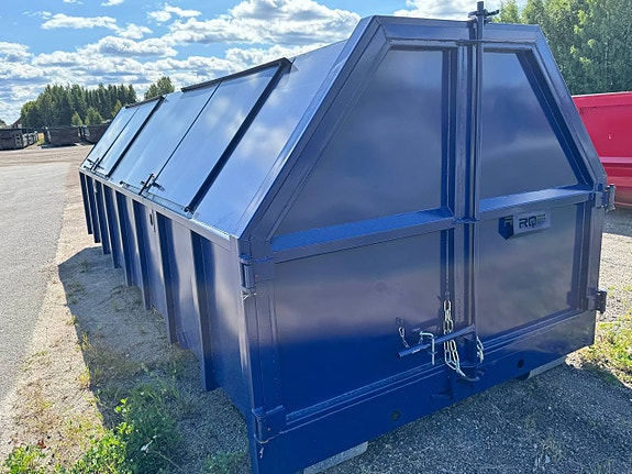 RQF Lastväxlarflak - Avfallscontainer 18m3 (2 Kvar Färg Blå) 3 of 8