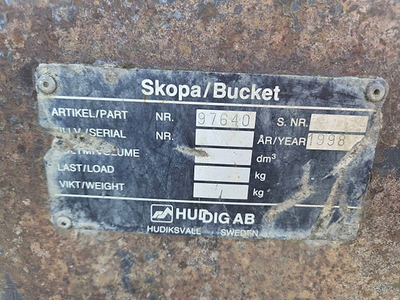 Planerskopa HUDDIG SBM 2300mm 3 of 3