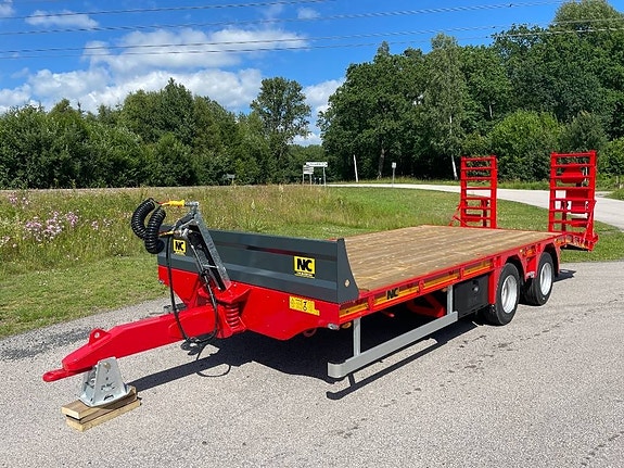 NC 2axl traktordragen maskintrailer 16T 3 of 24