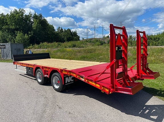 NC 2axl traktordragen maskintrailer 16T 3 of 24
