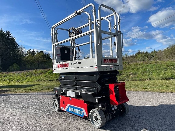 Manitou SE 0808 Elektrisk Saxlift omgående leverans! 2 of 24