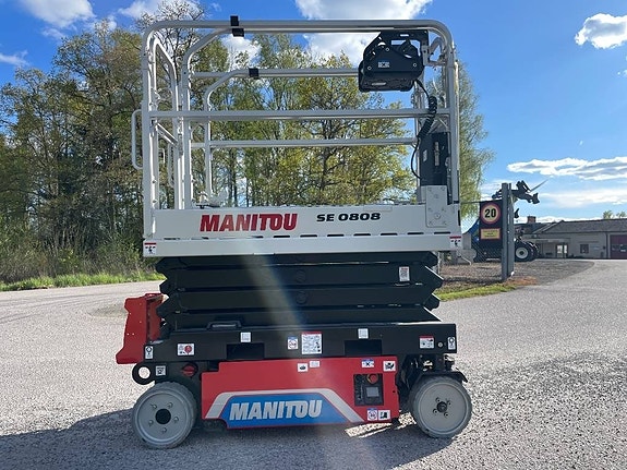 Manitou SE 0808 Elektrisk Saxlift omgående leverans! 3 of 24