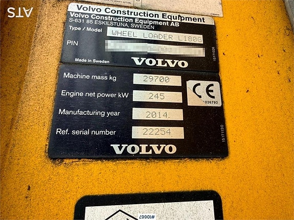 Hjullastare Volvo L180 G (920,000:- ex moms) 23 of 24