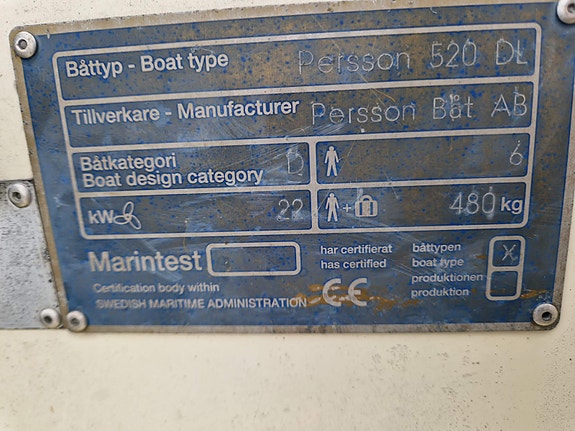 Persson båt 520 DL inkl motor & vagn 3 of 5