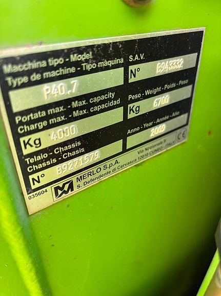 Merlo P40.7 Teleskoplastare 6 of 11