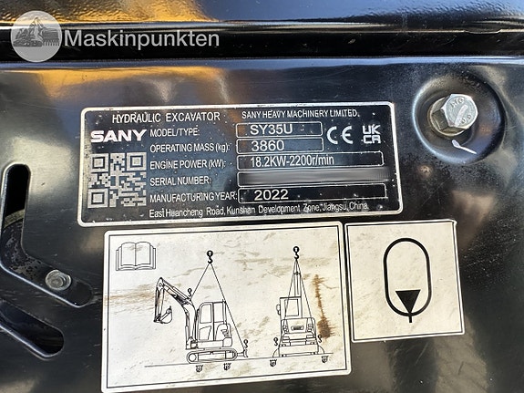 Sany SY35U bandgrävare 11 of 27