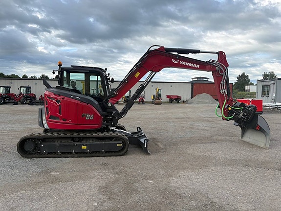 Yanmar SV86-7 / 8,5t minigrävare 4 of 12