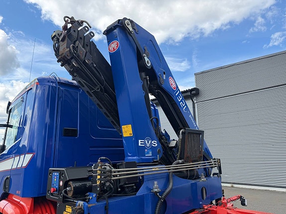 Scania P320 4x2 kranväxlare | Euro 6 | Kombiflak | lågmil 9 of 12