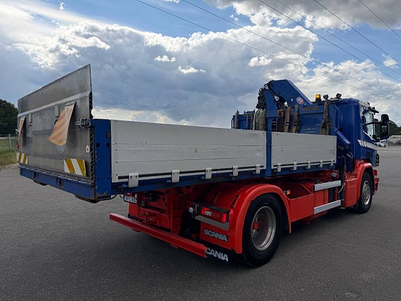Scania P320 4x2 kranväxlare | Euro 6 | Kombiflak | lågmil 6 of 12