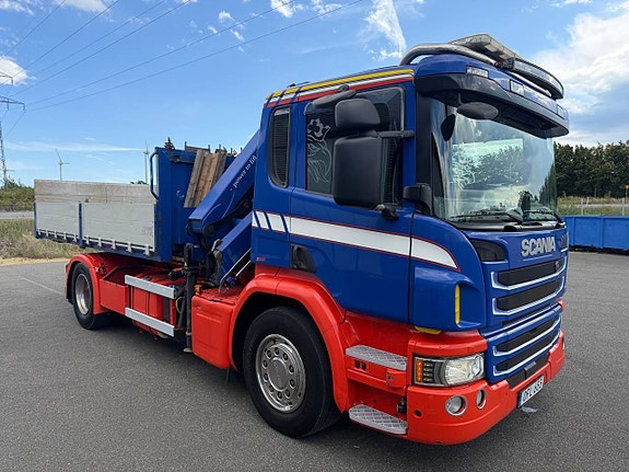 Scania P320 4x2 kranväxlare | Euro 6 | Kombiflak | lågmil 8 of 12