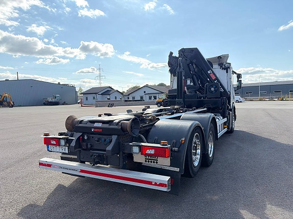 Scania P410 XT Kranväxlare 6X2 Hiab kran 3 of 12