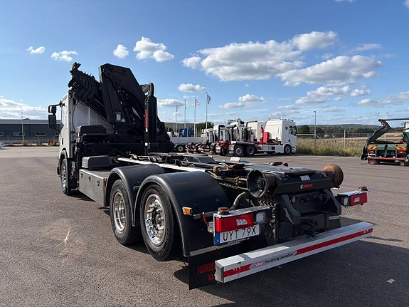 Scania P410 XT Kranväxlare 6X2 Hiab kran 4 of 12