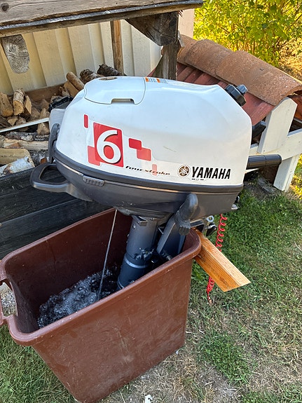 Yamaha 6 hk fyrtakt 2013 + gummibåt 6 of 6