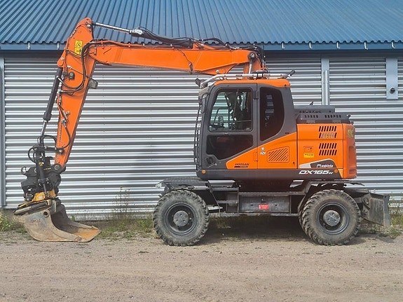 Doosan DX 165 W-5 -21 inkl Kärra / Redskap /stödbensbrygg 2 of 10