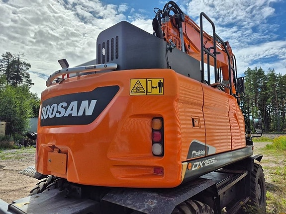 Doosan DX 165 W-5 -21 inkl Kärra / Redskap /stödbensbrygg 5 of 10