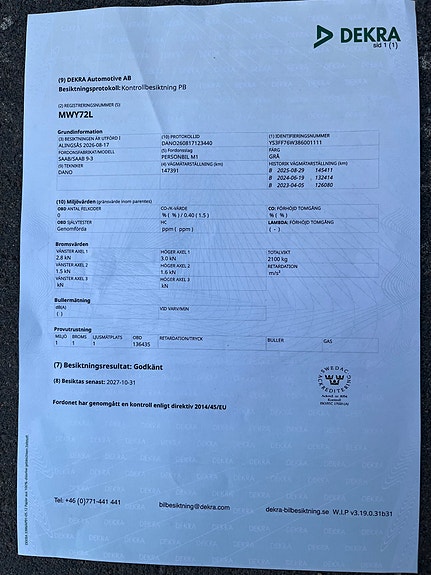 Saab 9-3 17 of 17